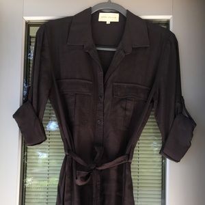 Button down shirt dress
